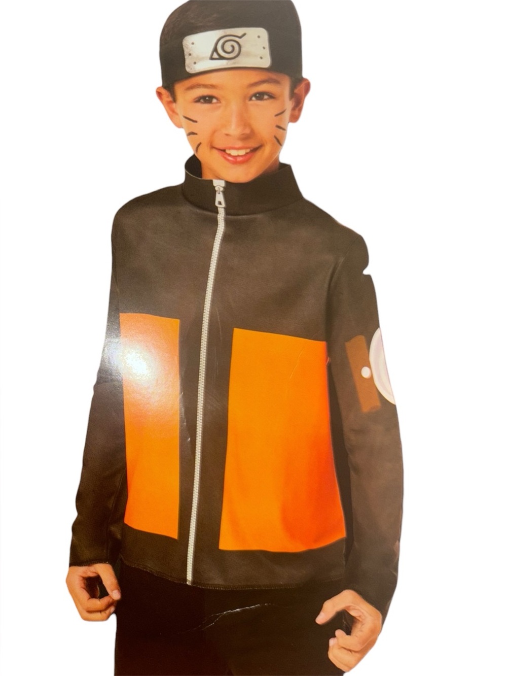 InSpirit Designs Naruto Shippuden Costume Jacket with Headband Boys Child S/M